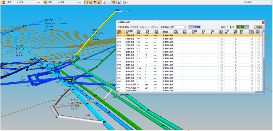 礦井三維通風(fēng)網(wǎng)絡(luò)解算與通風(fēng)系統(tǒng)優(yōu)化